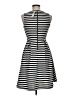 Attention Stripes Black Casual Dress Size XS - photo 2