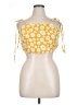 Shein Curve 100% Polyester Yellow Sleeveless Blouse Size 1X - photo 1