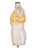 Shein Curve 100% Polyester Yellow Sleeveless Blouse Size 1X - photo 5