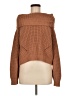 Pink Rose 100% Acrylic Brown Pullover Sweater Size M - photo 1