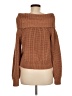 Pink Rose 100% Acrylic Brown Pullover Sweater Size M - photo 2
