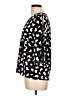 MICHAEL Michael Kors Hearts Black 3/4 Sleeve Blouse Size L - photo 5