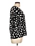 MICHAEL Michael Kors Hearts Black 3/4 Sleeve Blouse Size L - photo 4