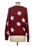 Unbranded 100% Acrylic Stars Burgundy Pullover Sweater Size M - photo 2