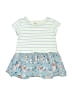 First Impressions Floral Stripes Blue Dress Size 6-9 mo - photo 1