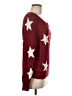Unbranded 100% Acrylic Stars Burgundy Pullover Sweater Size M - photo 4