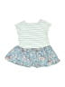 First Impressions Floral Stripes Blue Dress Size 6-9 mo - photo 2