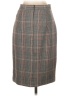 H&M Plaid Gray Formal Skirt Size 4 - photo 2