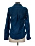 Toad & Co Checkered-gingham Blue Long Sleeve Blouse Size XS - photo 2