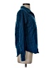 Toad & Co Checkered-gingham Blue Long Sleeve Blouse Size XS - photo 4