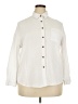Unbranded Houndstooth Ivory Long Sleeve Button-Down Shirt Size 2X - photo 1