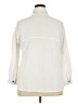 Unbranded Houndstooth Ivory Long Sleeve Button-Down Shirt Size 2X - photo 2