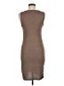 Leith Solid Brown Casual Dress Size M - photo 2