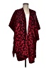 Chico's Animal Print Red Poncho Size S - photo 1