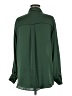 Zara Solid Green Long Sleeve Blouse Size M - photo 2