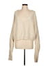 Double Zero 100% Polyester Metallic Ivory Pullover Sweater Size L - photo 1