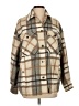 Zara Plaid Tan Jacket Size S - photo 1