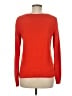 Ann Taylor LOFT 100% Cotton Orange Pullover Sweater Size M - photo 2