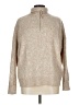 Crown & Ivy Metallic Tan Pullover Sweater Size L - photo 1