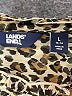 Lands' End 100% Polyester Animal Print Gold Long Sleeve Blouse Size L - photo 7