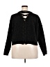 Xhilaration Solid Black Pullover Sweater Size XXL - photo 2
