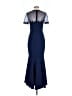 JS Collections 100% Polyester Blue Cocktail Dress Size XXS (estimated) - photo 2