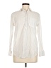Gap Stripes Ivory Long Sleeve Button-Down Shirt Size M - photo 1
