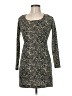 Johnny Martin Animal Print Gray Casual Dress Size M - photo 1