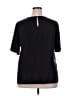 Notations Black Short Sleeve Top Size 24 - photo 2