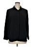 Nine West 100% Polyester Solid Black 3/4 Sleeve Blouse Size XL (petite) - photo 1
