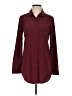 14th & Union 100% Polyester Burgundy Long Sleeve Blouse Size XS - photo 1