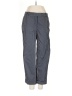 Talbots Checkered-gingham Blue Casual Pants Size 4 - photo 1