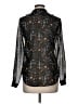 CAbi 100% Polyester Floral Black Long Sleeve Blouse Size XS - photo 2