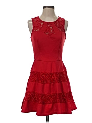 THREE PINK HEARTS Cocktail Dress (view 1)