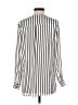 H&M Conscious 100% Polyester Stripes Ivory Long Sleeve Blouse Size 4 - photo 2