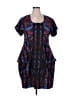 City Chic Paisley Blue Casual Dress Size 18 Plus (M) - photo 1