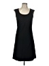 Studio M Solid Black Casual Dress Size L - photo 1