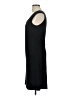 Studio M Solid Black Casual Dress Size L - photo 5