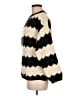 Line & Dot 100% Polyester Stripes Black Pullover Sweater Size M - photo 5