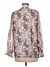 Unbranded Floral Gray Long Sleeve Blouse Size M - photo 2