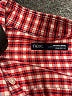 Next 100% Cotton Checkered-gingham Red Long Sleeve Button-Down Shirt Size 9yrs - photo 3