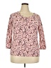 White Stag Pink 3/4 Sleeve Blouse Size XXL - photo 1
