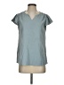 Allegra K 100% Polyester Teal Short Sleeve Blouse Size S - photo 1