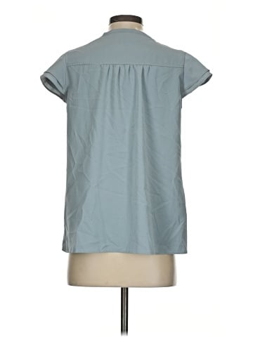 Allegra K Short Sleeve Blouse (view 2)
