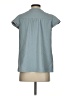 Allegra K 100% Polyester Teal Short Sleeve Blouse Size S - photo 2