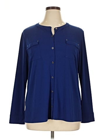 Dana Buchman Long Sleeve Blouse (view 1)