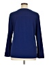 Dana Buchman Blue Long Sleeve Blouse Size XL (estimated) - photo 2