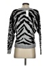 Mi ami Animal Print Silver Pullover Sweater Size S - photo 2