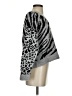 Mi ami Animal Print Silver Pullover Sweater Size S - photo 4