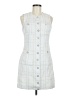 Shein 100% Polyester Tweed Gray Casual Dress Size 6 - photo 1